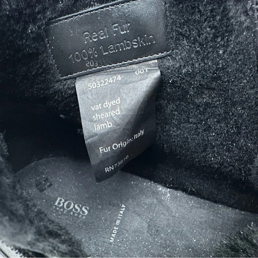 BOSS HUGO BOSS Boots Fur Lined - Black